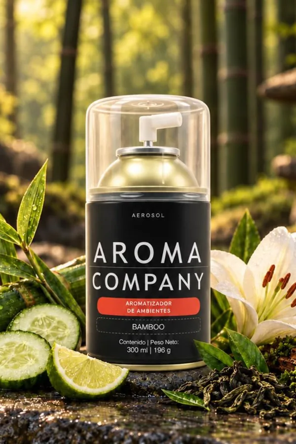 Recarga de aerosol de 300 ml, fragancia Bambú