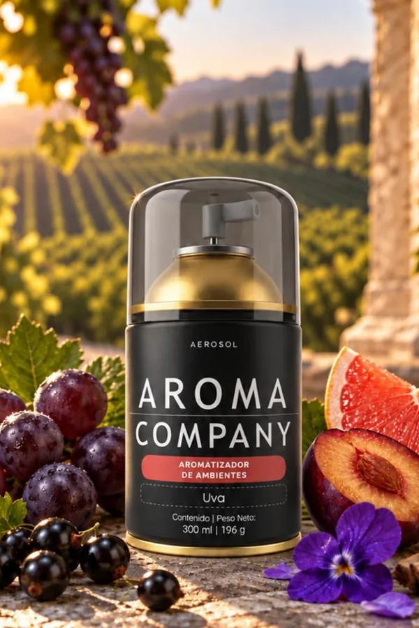 Recarga de aerosol de 300 ml, fragancia Uva